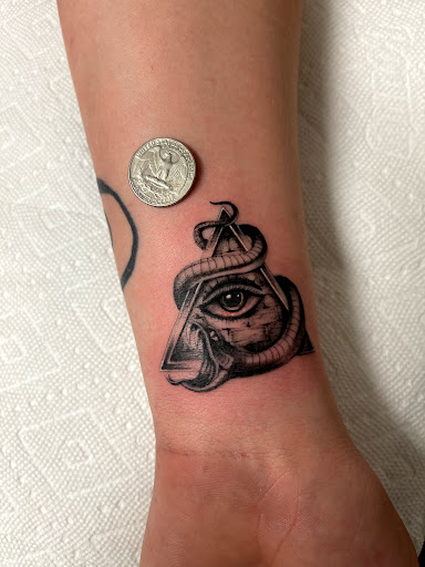 Explore greek mythology tattoo ideas, creative tattoo ideas in Concord, available at Sterling Tattoo Club