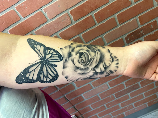 Explore tattoo ideas black and white, creative tattoo ideas in Modesto, available at Dying Art Tattoo