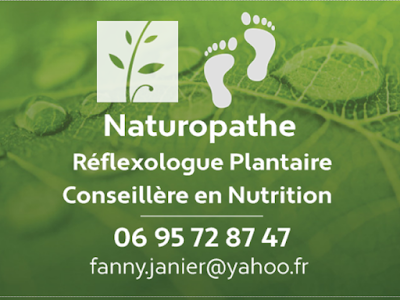 Naturopathe réflexologue plantaire conseiller en nutrition Fanny JANIER à Montpellier