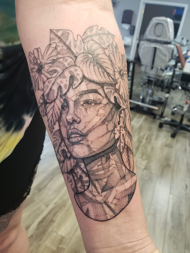 Explore tattoo ideas for men thigh, creative tattoo ideas in Atlanta, available at Empyrean Tattoo Studio