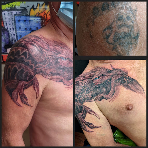Explore tattoo ideas abstract, creative tattoo ideas in Pittsburg, available at NeonMoon Tattoo