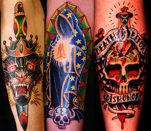 Explore mermaid tail tattoo ideas, creative tattoo ideas in Newport, available at Tattoos by Captain Bret