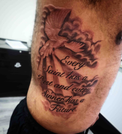 Explore rip sister tattoo ideas, creative tattoo ideas in El Paso, available at Dead Hamster Tattoo