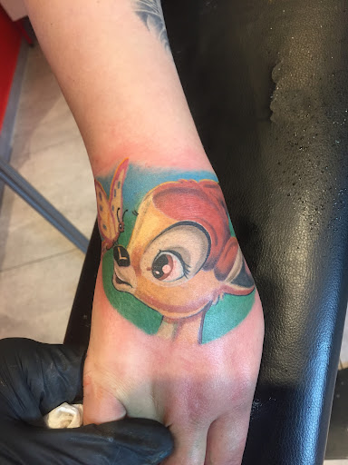 Explore playstation tattoo ideas, creative tattoo ideas in Great Falls, available at Alpha Tattoos & Piercings