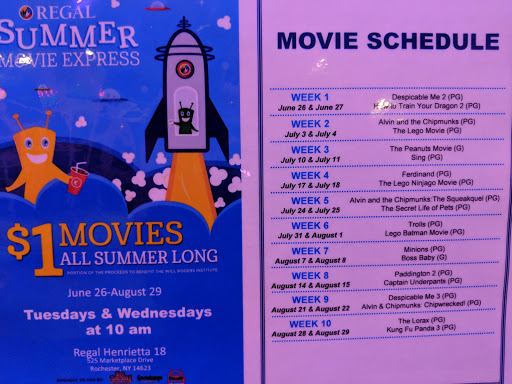 Movie Theater «Regal Cinemas Henrietta 18», reviews and photos, 525 Marketplace Dr, Rochester, NY 14623, USA