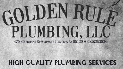 Plumber «Golden Rule Plumbing, LLC», reviews and photos, 475 S Meridian Rd, Apache Junction, AZ 85120, USA