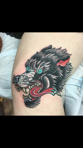 Explore dog tattoos ideas, creative tattoo ideas in Camarillo, available at BONE DEEP TATTOO