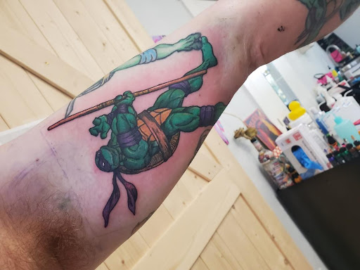 Explore mother and father tattoo ideas, creative tattoo ideas in Cocoa, available at Rorschach Tattoo Shop and Piercing Studio