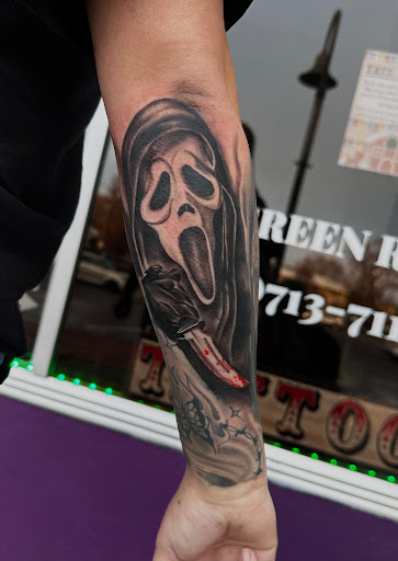 Explore peaceful tattoo ideas, creative tattoo ideas in Richland, available at The Green Room Tattoo Lounge