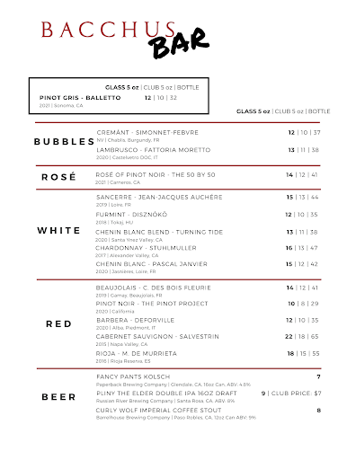 Wine Store «Bacchus Wine Shop by Quinton Jay», reviews and photos, 25 Hillcrest Blvd, Millbrae, CA 94030, USA