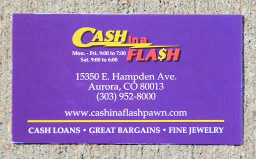 Pawn Shop «Cash in a Flash Pawn», reviews and photos, 15350 E Hampden Ave, Aurora, CO 80013, USA