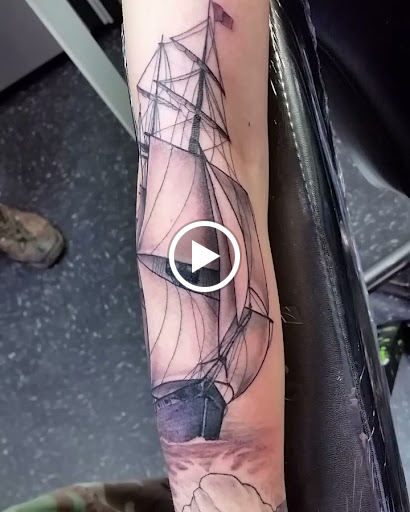 Explore sickle cell tattoo ideas, creative tattoo ideas in Warrenton, available at Proud Pariah Tattoos Pip Sheetzs Private Studio 