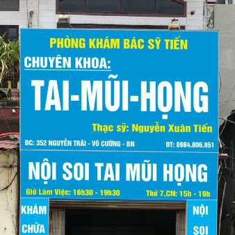 Phòng khám chuyên khoa tai mũi họng - Thạc sỹ Nguyễn Xuân Tiến- 0984.806.951