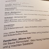 Gasthof Herbst à Betzenstein menu