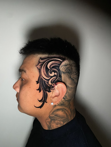 Explore warrior tattoo sleeve ideas, creative tattoo ideas in Honolulu, available at Sacred Art Tattoo Waikiki