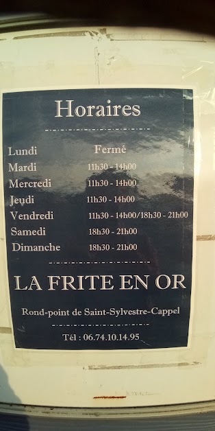 La Frite en Or 53114 Saint-Sylvestre-Cappel