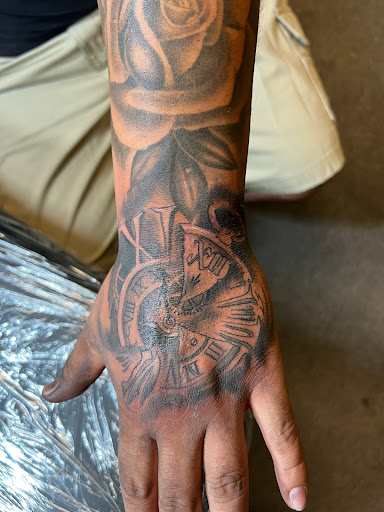 Explore phantom of the opera tattoo ideas, creative tattoo ideas in Las Vegas, available at Work of Art Tattoo and Piercing