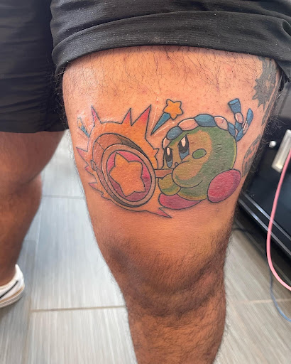 Explore lilo and stitch tattoo ideas, creative tattoo ideas in Palm Harbor, available at Angry Owl Tattoo and Piercing