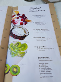 Marchand de glaces Eiscafé Cascata à Saarburg - menu / carte