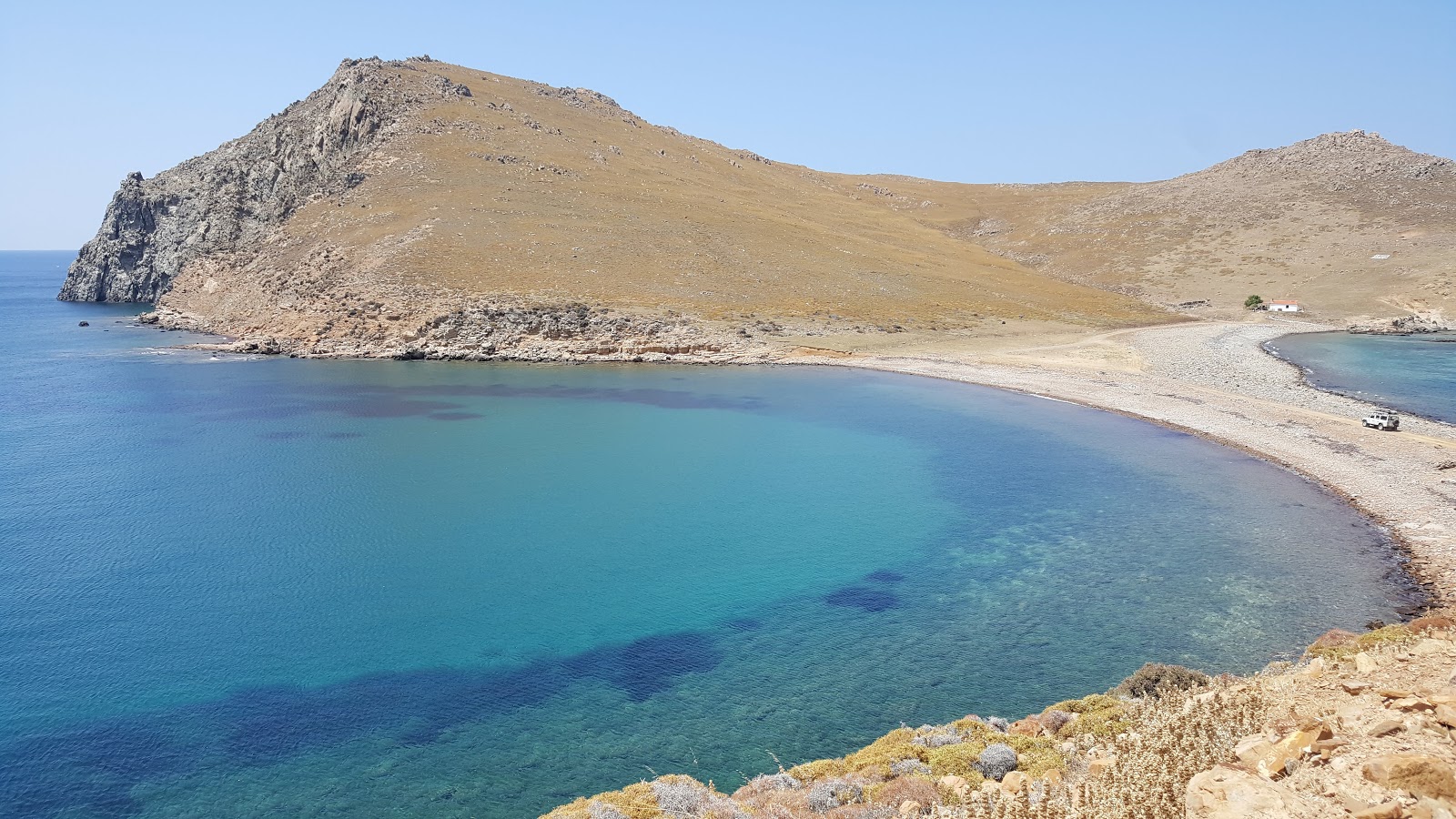 Photo of Mourtzeflos beach located in natural area