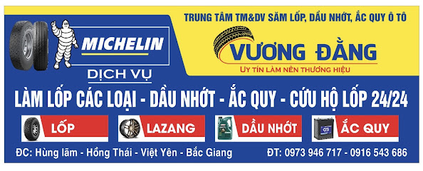 Trung tâm dịch vụ lốp oto Vương Đằng