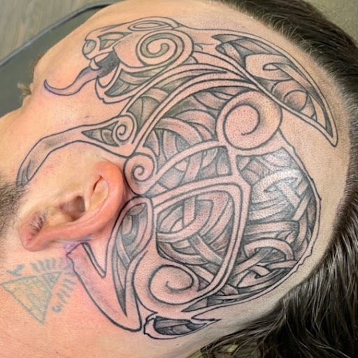 Explore black butler tattoo ideas, creative tattoo ideas in Mckinney, available at Borrowed Time Fine Art Gallery Tattoo Shop