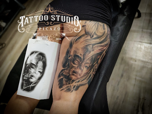 Explore bear claw tattoo ideas, creative tattoo ideas in Palm Desert, available at Picazo Tattoo Studio