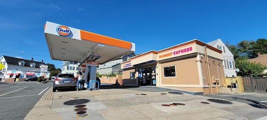Dunkin, - Irving Gas Station, 85 Washington St, Gloucester, MA 01930