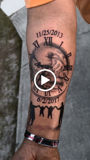 Explore tattoo ideas for father daughter, creative tattoo ideas in Stuart, available at Kenny Tats Inkcorporated