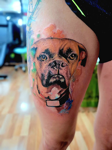 Explore women half sleeve tattoo ideas, creative tattoo ideas in Benton, available at Spectrum Tattoo