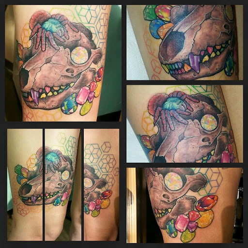 Explore tattoo ideas for guys chest, creative tattoo ideas in Warren, available at Metal Moon Tattoo