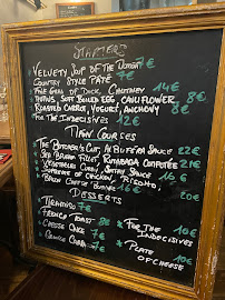 La Boîte aux Lettres à Paris menu