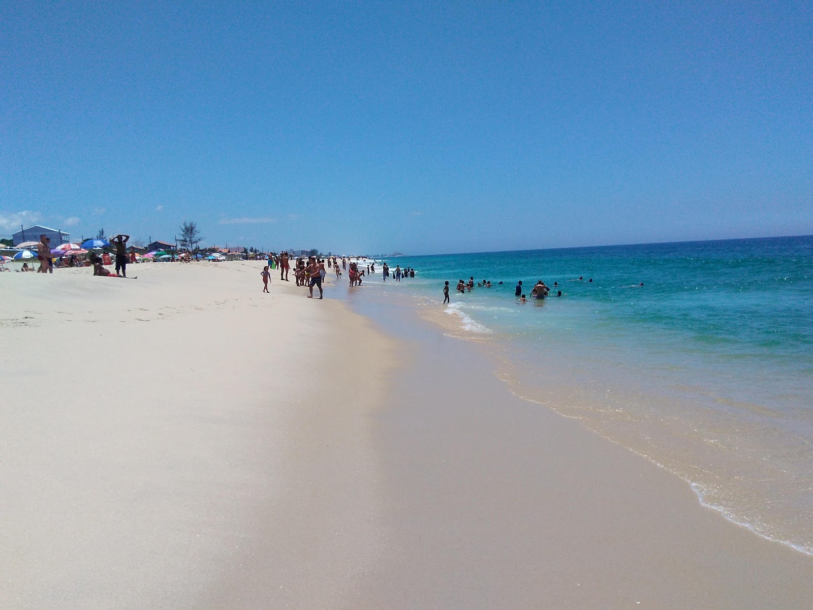 Praia de Barra Nova'in fotoğrafı parlak kum yüzey ile