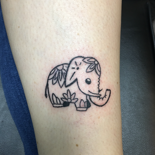 Explore twin daughter tattoo ideas, creative tattoo ideas in Warner Robins, available at Untold Pain Tattoo Studio