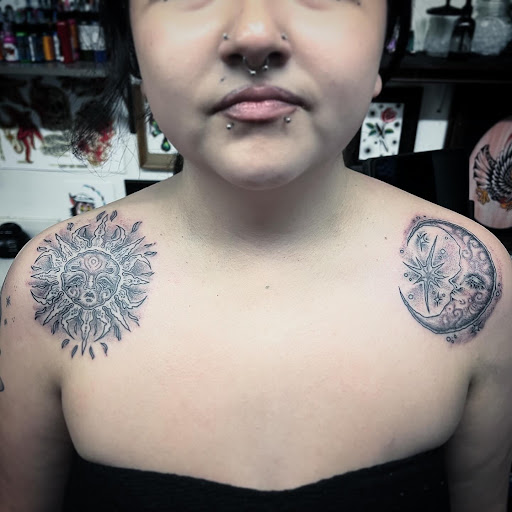 Explore enlightenment tattoo ideas, creative tattoo ideas in Madera, available at Sea Wolf Tattoo