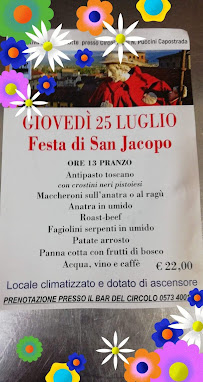 Cooperativa Don Chisciotte à Pistoia menu