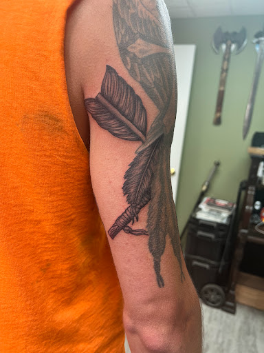 Explore rockabilly tattoo ideas, creative tattoo ideas in Alfred, available at Tattooed Spirit