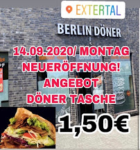 Kebab Berlin Döner à Extertal (la carte)