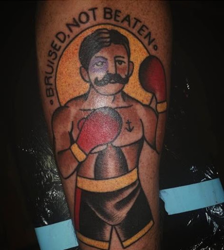 Explore templar knight tattoo ideas, creative tattoo ideas in Albany, available at Dead Presidents Lounge