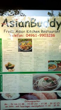 AsianBuddy à Papenburg menu