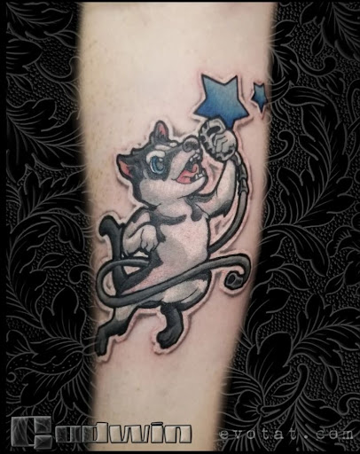 Explore lion and the lamb tattoo ideas, creative tattoo ideas in Muncie, available at Forbidden Fruit Tattoo and Piercing