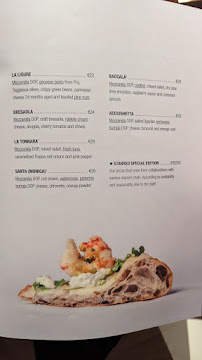 Pizzeria Savô Pizzeria Gourmet à Milan (la carte)