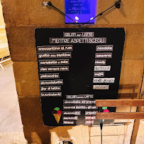 Gelateria Artigianale Cantina del Gelato à Florence menu