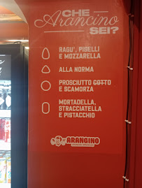 Restaurant de spécialités d'Italie du Sud AranGino - Arancin* Street Food à Milan - menu / carte