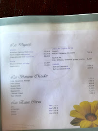 Restaurant Bel Ombra à Osani - menu / carte