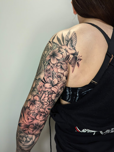 Explore mexican tattoo sleeve ideas, creative tattoo ideas in Ocoee, available at Fine Ink Studios Tattoos