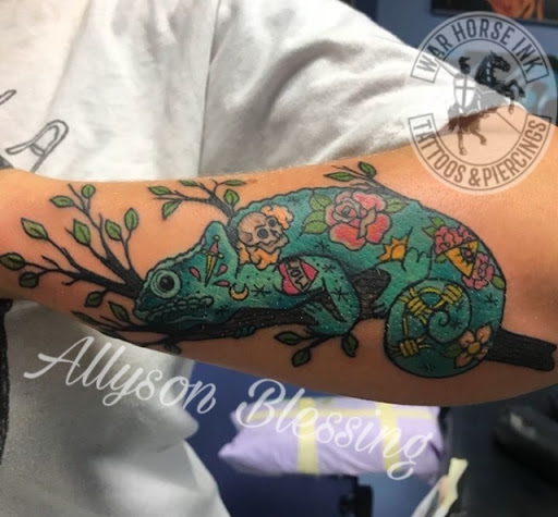 Explore tattoo ideas for outdoorsmen, creative tattoo ideas in Kent, available at War Horse Ink