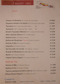 Ristorante La Campana à Turin menu