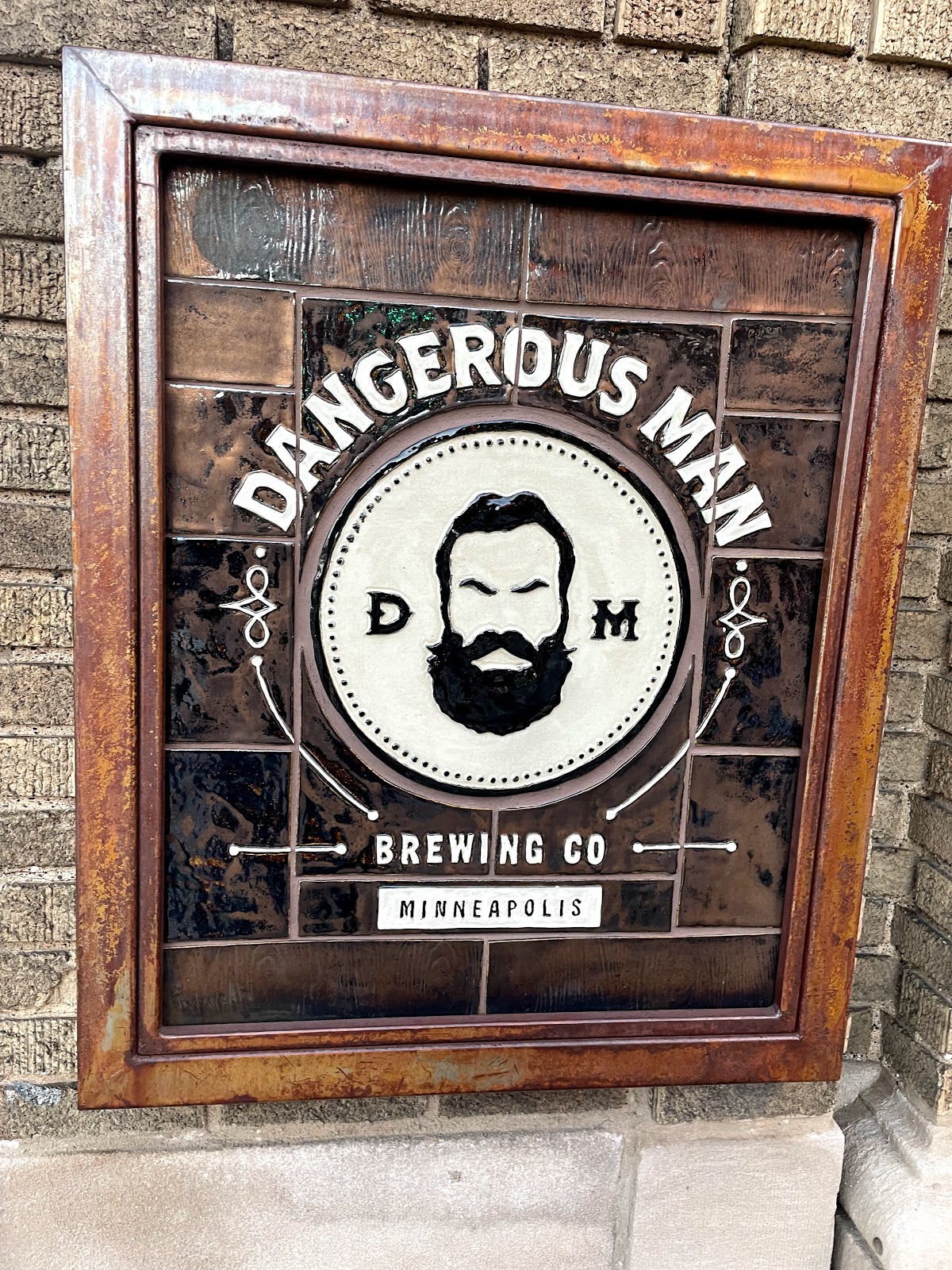 Brewing tanks in a taproom