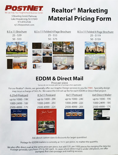 Print Shop «PostNet», reviews and photos, 5 Bowling Green Pkwy #13, Lake Hopatcong, NJ 07849, USA